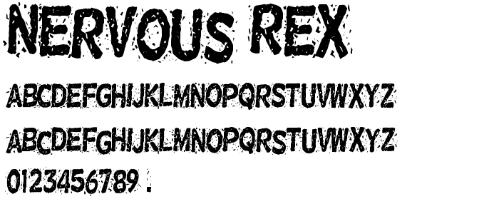 Nervous Rex font